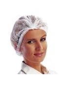 CHARLOTTE AVEC VISIERE POLYPROPYLENE BLANC