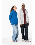 K444 - Sweat-shirt zippé capuche unisexe