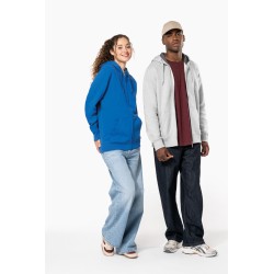 K444 - Sweat-shirt zippé capuche unisexe