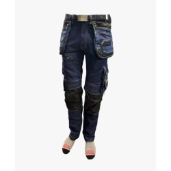 WOLFLINE- Pantalon de travail stretch RUFF JEANS