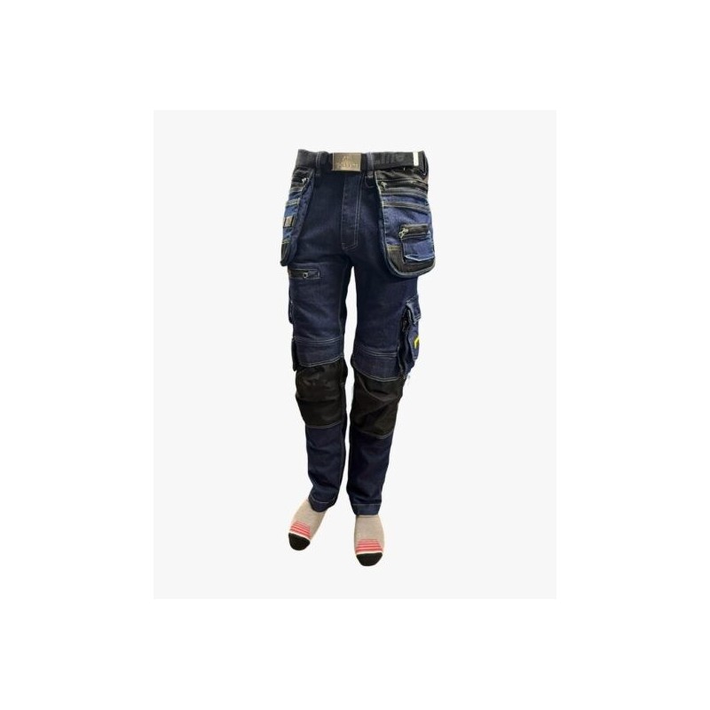 WOLFLINE- Pantalon de travail stretch RUFF JEANS