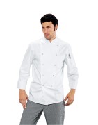 Isacco-Veste cuisine 100% coton à pression
