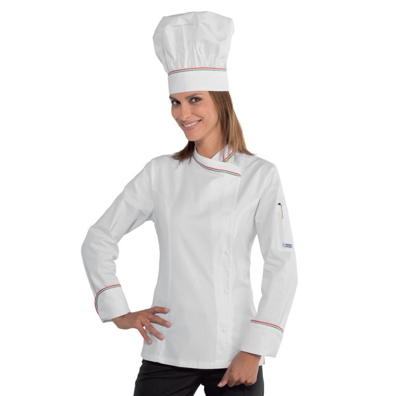ISACCO- Veste Cuisine Lady Italie