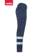 Velilla-Pantalon stretch multipoches avec bandes
