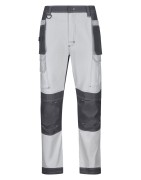 VELILLA-Pantalon stretch bicolore avec poches flottantes, toile canvas
