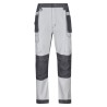 VELILLA-Pantalon stretch bicolore avec poches flottantes, toile canvas