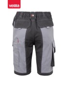 VELILLA-Short avec poches flottantes, tissu canvas stretch bicolore